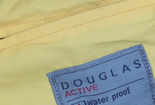 Douglas Men’s Yellow Waterproof Jacket Size 40 Nylon Cotton