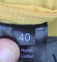 Douglas Men’s Yellow Waterproof Jacket Size 40 Nylon Cotton