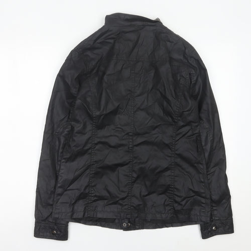 Atmosphere Womens Black Cotton Military Jacket Size 12