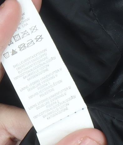 Atmosphere Womens Black Cotton Military Jacket Size 12