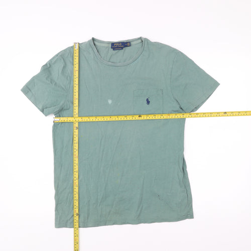 Ralph Lauren Men’s Green Slim Fit Cotton T-Shirt Size M