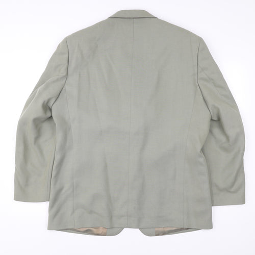 Remus Uomo Men’s Grey 44 Blazer Jacket Single Breasted Notch Lapel