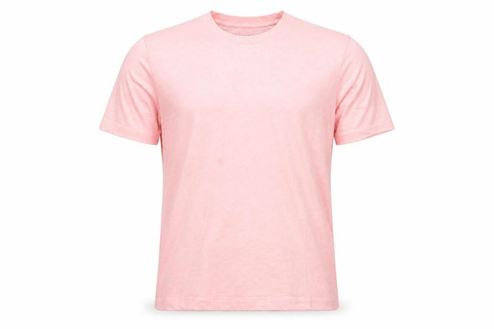 AllSaints Men’s Pink Oversized Fit Crew Neck Cotton T-Shirt Medium