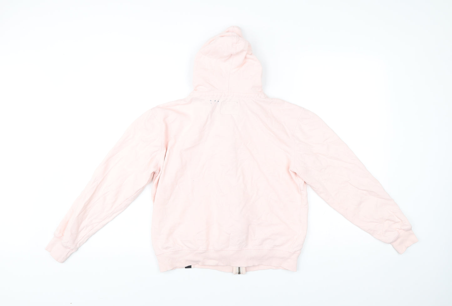 Redwood Women Pink Full Zip Hoodie Size M Cotton Blend