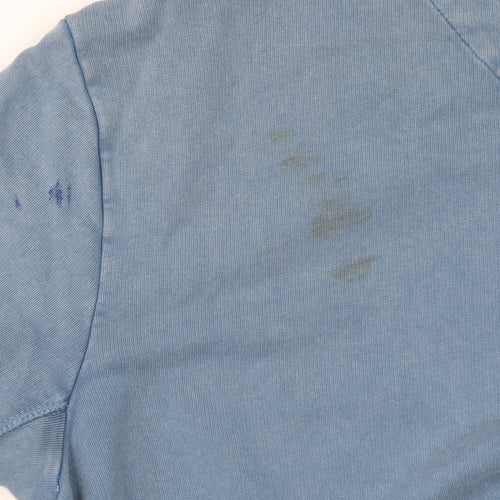 Hilfiger Denim Men’s Blue M Sweatshirt Pullover Crew Neck Logo