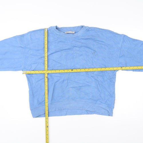 Betty & Co Women’s Blue Sweatshirt Size 12 Pullover Cotton Crew Neck