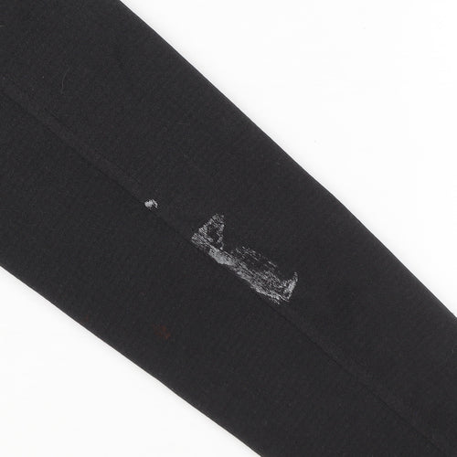 TCA Mens Black Small 1/4 Zip Sweatshirt Mock Neck Athletic Fit