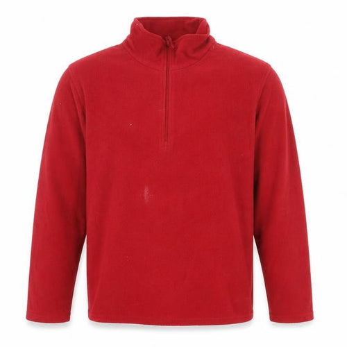 Mountain Warehouse Men’s Red Fleece Pullover Sweatshirt Size L