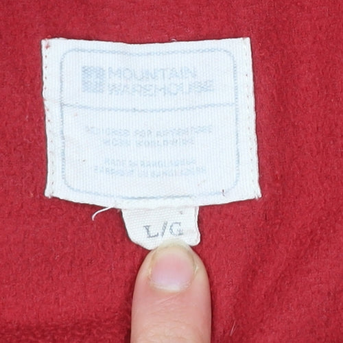 Mountain Warehouse Men’s Red Fleece Pullover Sweatshirt Size L