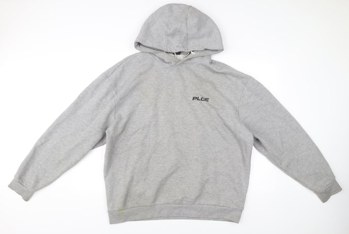 883 Police Men's Grey Pullover Hoodie Size 2XL Logo Print