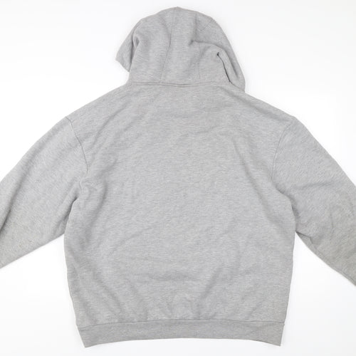 883 Police Men's Grey Pullover Hoodie Size 2XL Logo Print