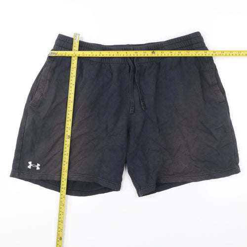 Under Armour Men’s Black 2XL Athletic Shorts Cotton Blend