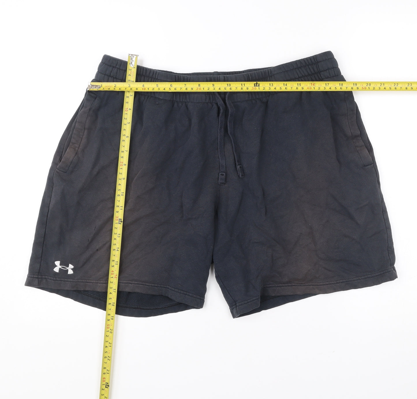 Under Armour Men’s Black 2XL Athletic Shorts Cotton Blend