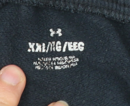 Under Armour Men’s Black 2XL Athletic Shorts Cotton Blend