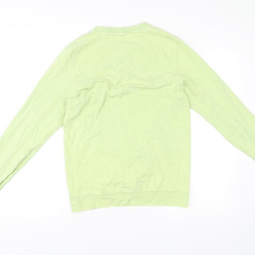 Scotch & Soda Men’s Green Cotton Pullover Sweatshirt Small Crew Neck