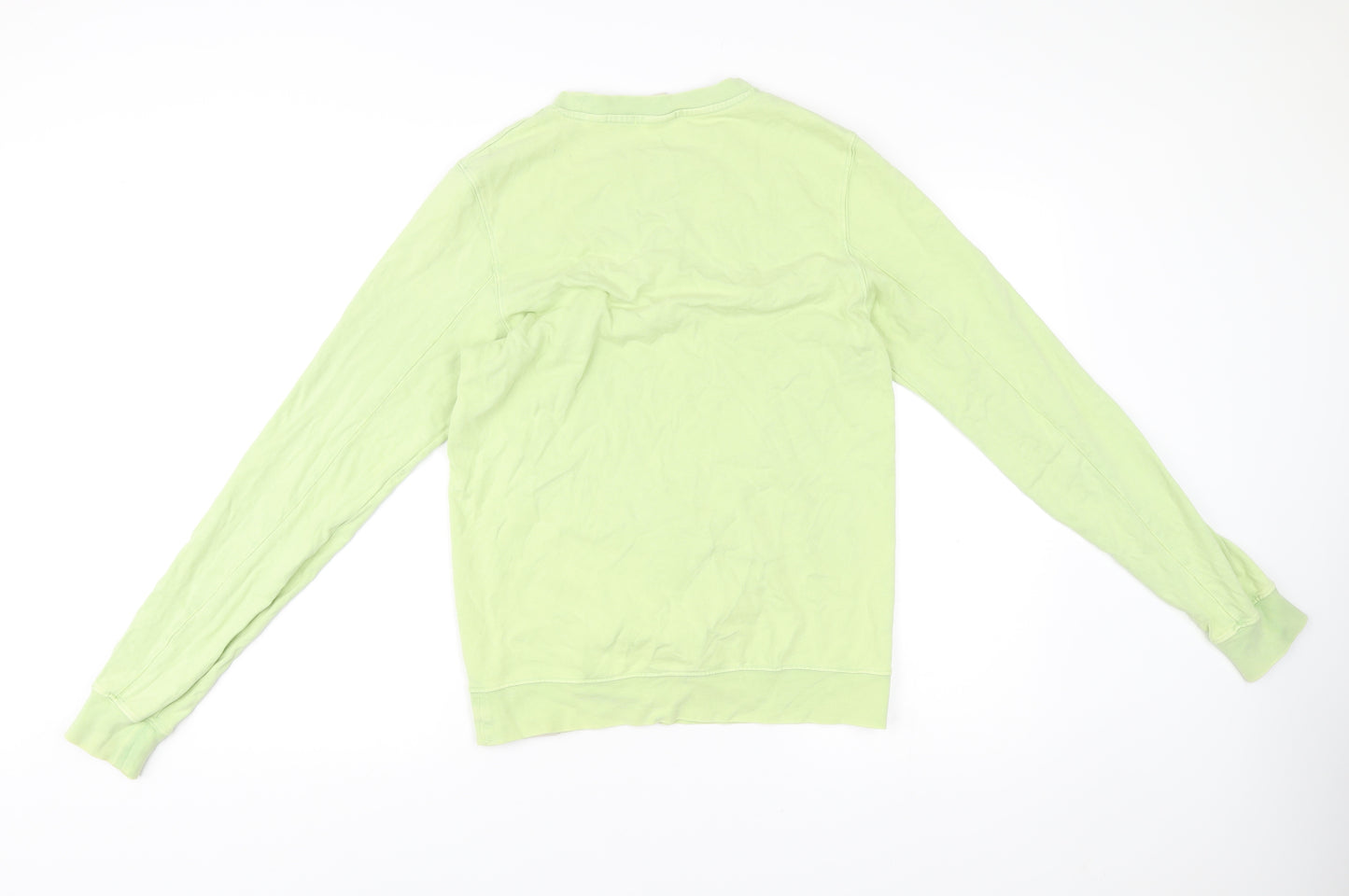 Scotch & Soda Men’s Green Cotton Pullover Sweatshirt Small Crew Neck