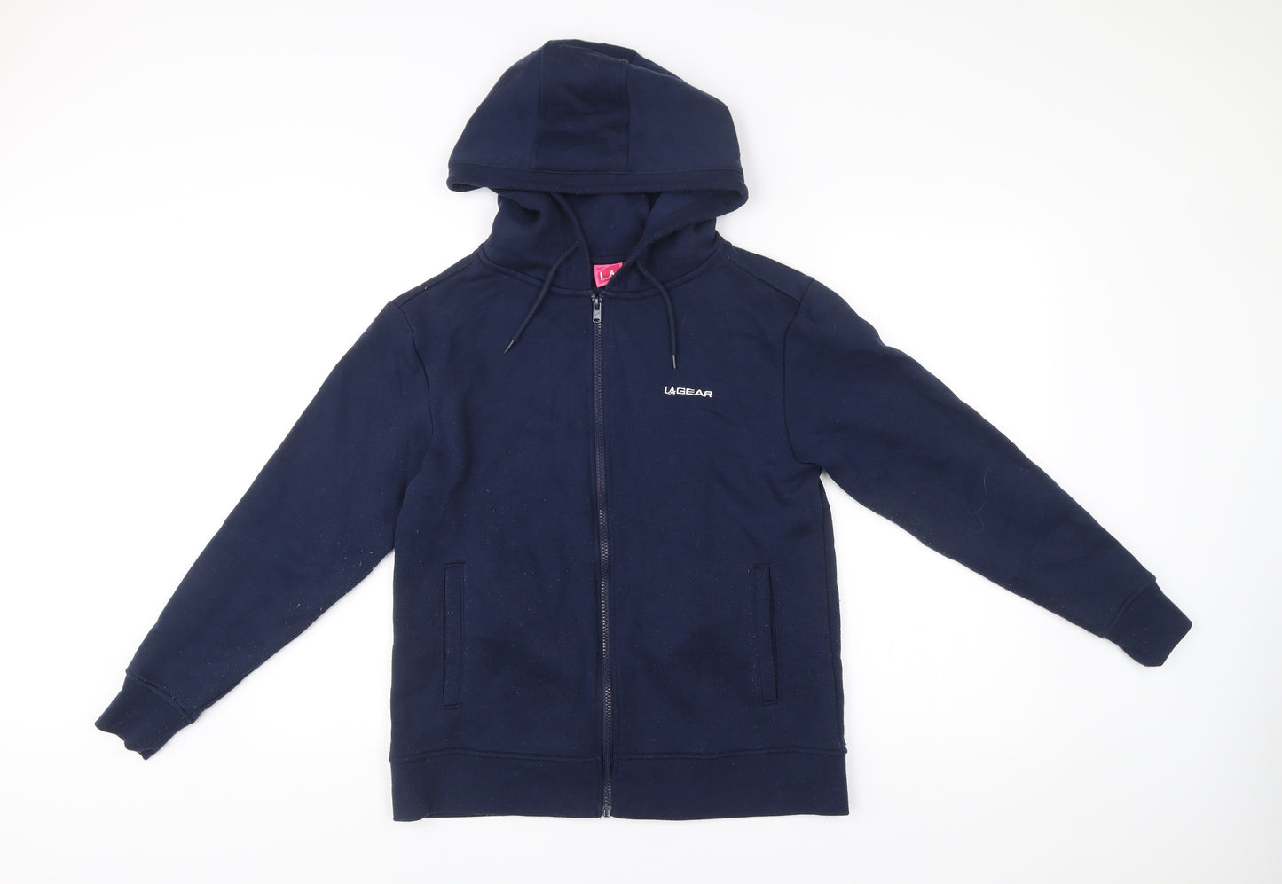 LA Gear Womens Blue Full Zip Hoodie Size 10 Regular Fit