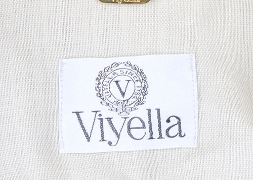Viyella Women’s Beige Angora Blend Blazer Jacket UK 10 Classic Fit