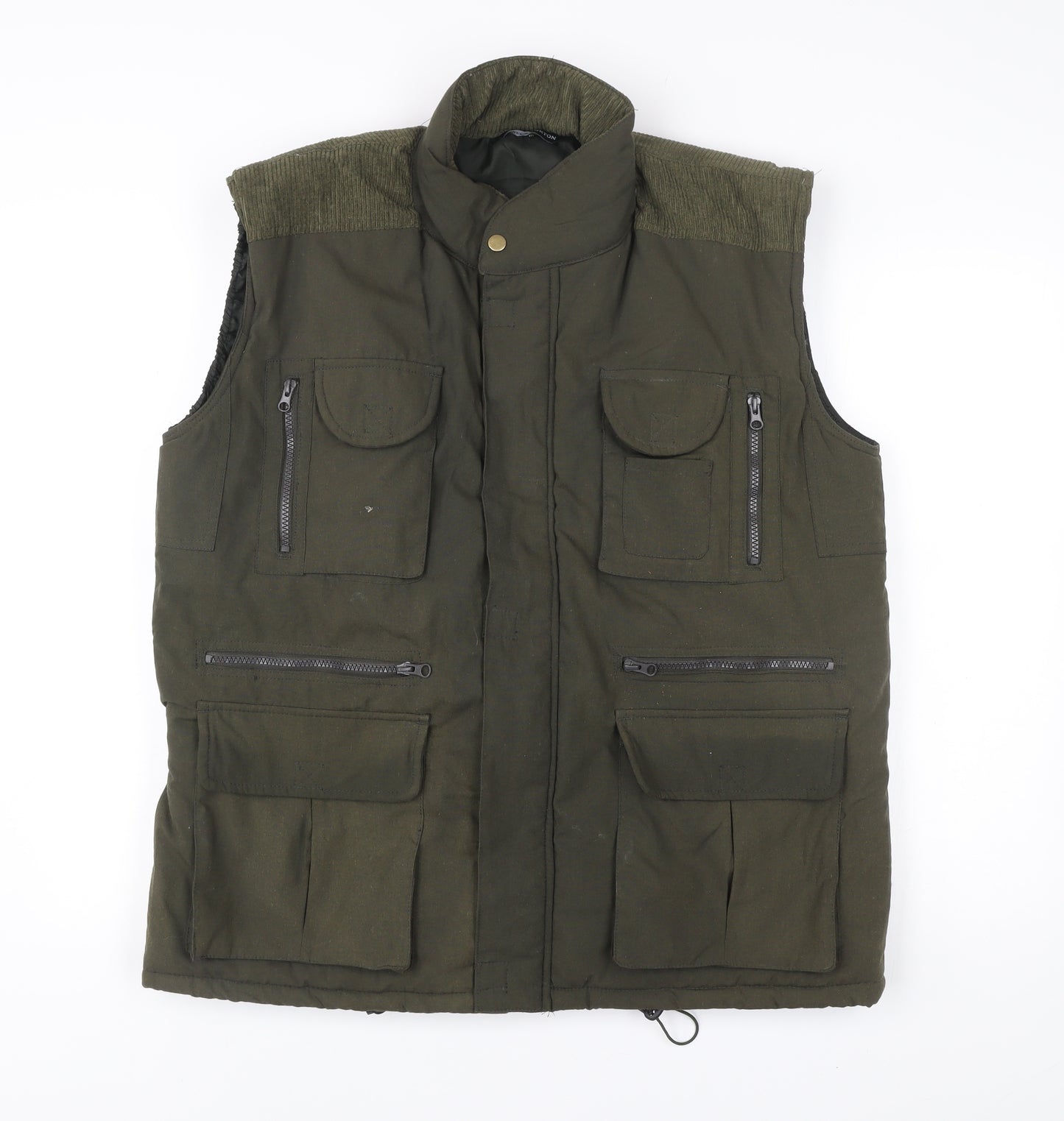 Charles Norton Men's Green M Waistcoat Bodywarmer Outdoor Pockets