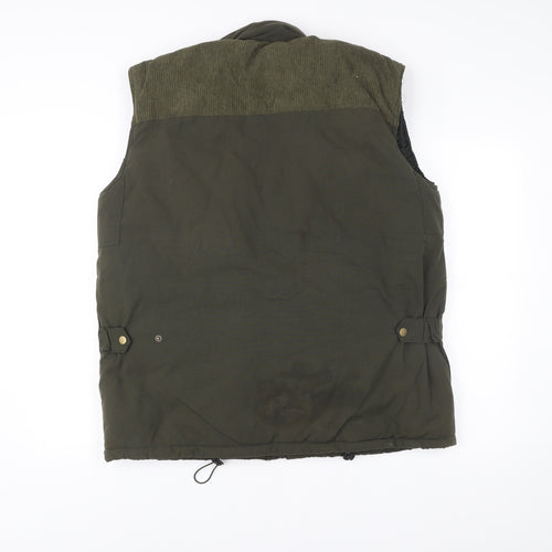 Charles Norton Men's Green M Waistcoat Bodywarmer Outdoor Pockets