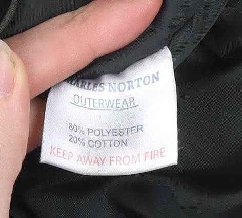 Charles Norton Men's Green M Waistcoat Bodywarmer Outdoor Pockets