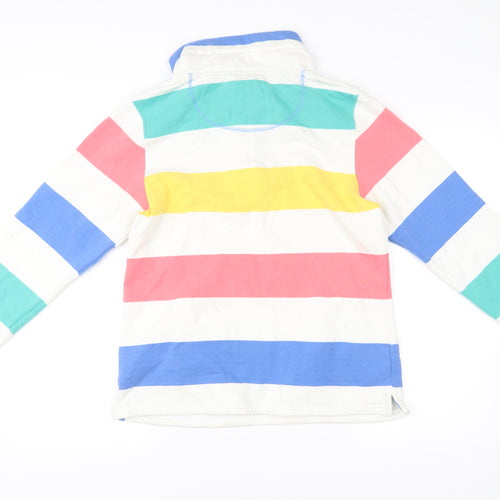 Animal Womens Multicoloured Stripe Henley Sweatshirt Size 10
