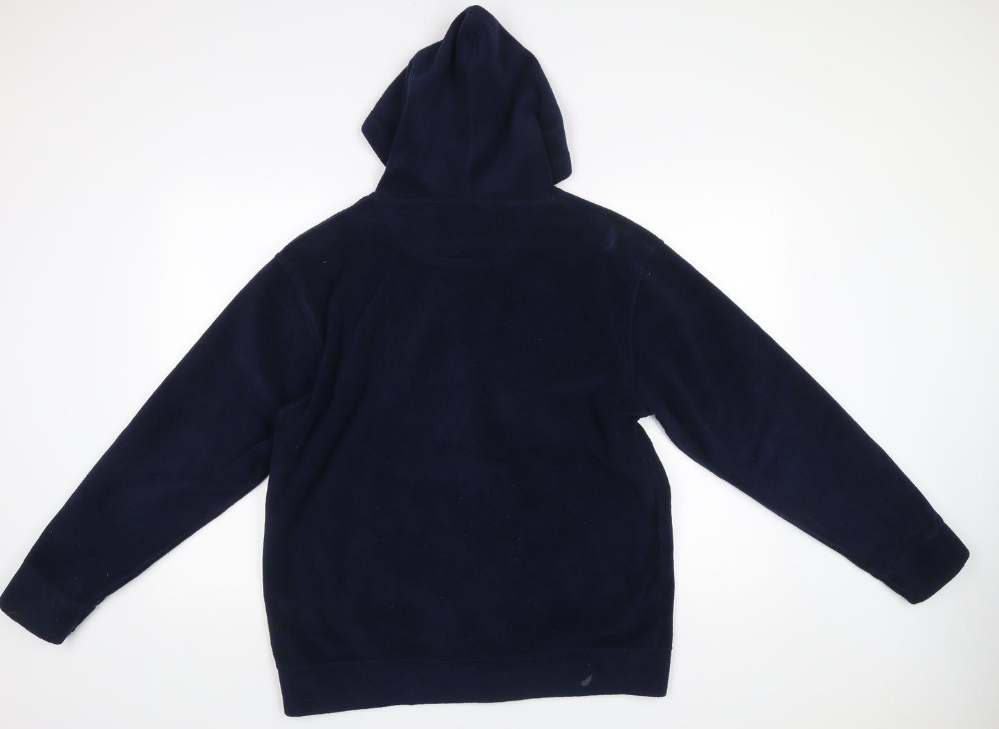 Turbulence Mens Blue L Fleece Full Zip Hooded Jacket Casual