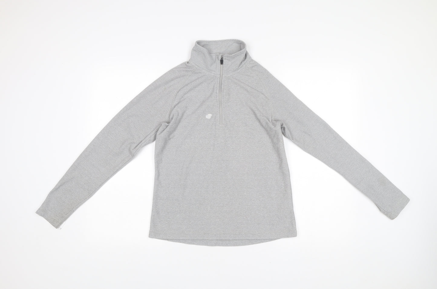 Trespass Women’s Grey 1/2 Zip Hoodie UK 10 Polyester Outdoor