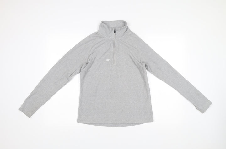 Trespass Women’s Grey 1/2 Zip Hoodie UK 10 Polyester Outdoor