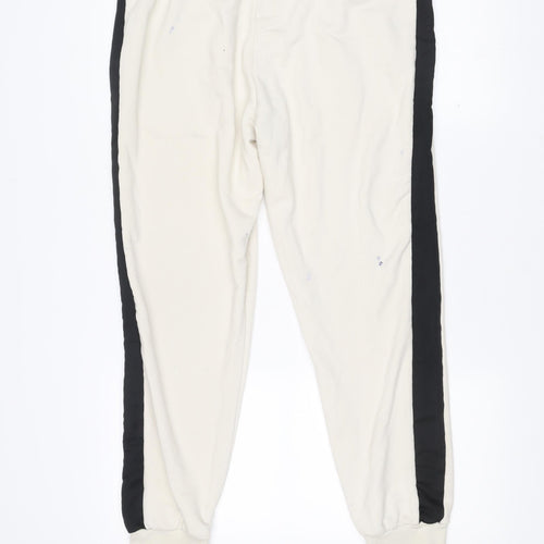 Puma Mens Ivory XL Jogger Sweatpants Elastic Waist Sports Trousers