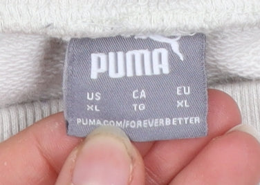 Puma Mens Ivory XL Jogger Sweatpants Elastic Waist Sports Trousers