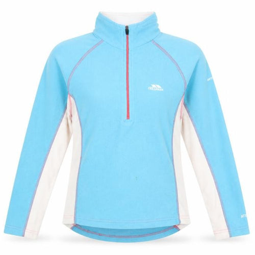 Trespass Women’s Blue Fleece Sweatshirt XXS 1/2 Zip Outdoor Hiking Top