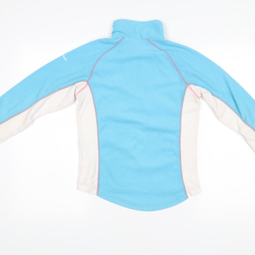 Trespass Women’s Blue Fleece Sweatshirt XXS 1/2 Zip Outdoor Hiking Top