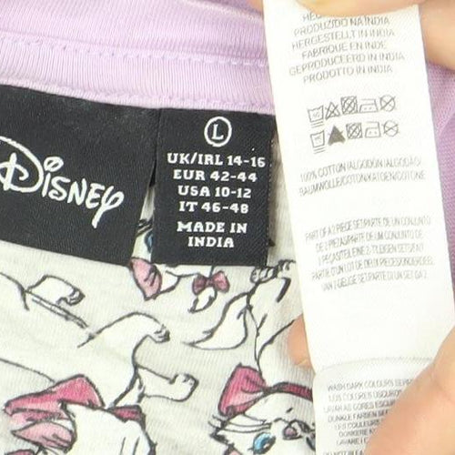 Disney Women’s Purple Marie Aristocats Nightshirt T-Shirt L