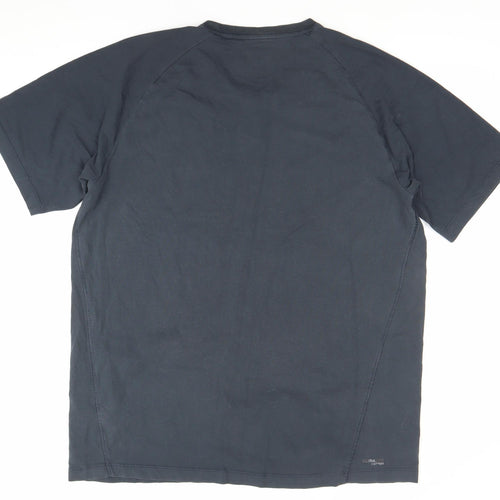 Adidas Men's Black L Regular Fit Crew Neck Short Sleeve T-Shirt
