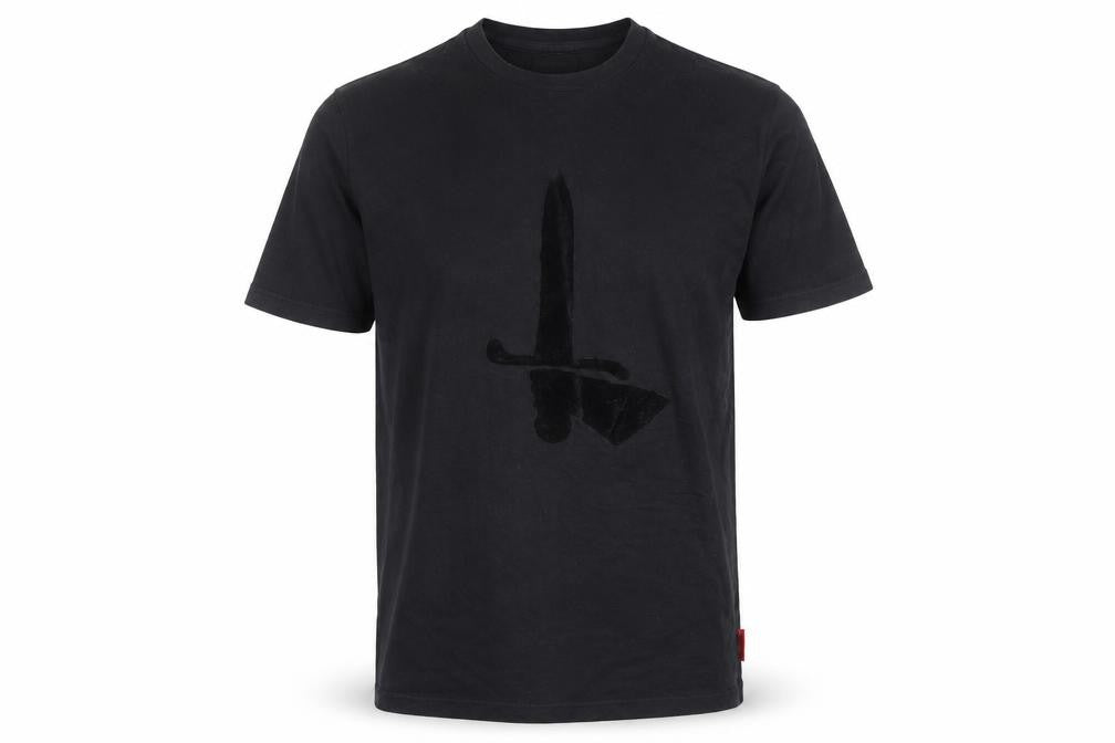 Charlton Athletic Mens Black Large Cotton Crew Neck Sports T-Shirt