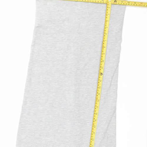 Topshop Women’s Grey Strapless Bodycon Dress Size 10 Knee Length