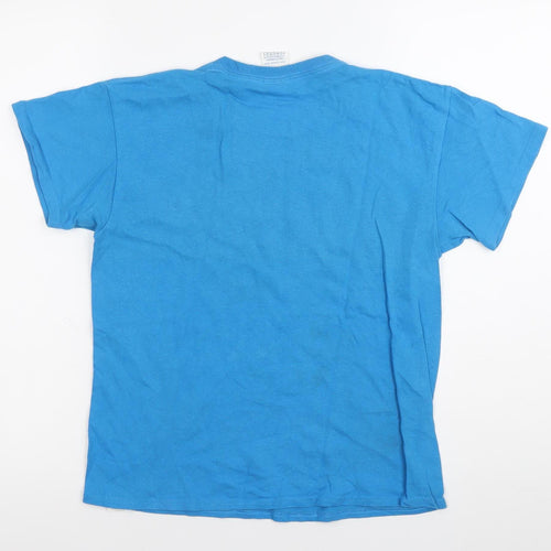 Delta Pro Weight Boys Blue Washington D.C. Graphic T-Shirt Size L
