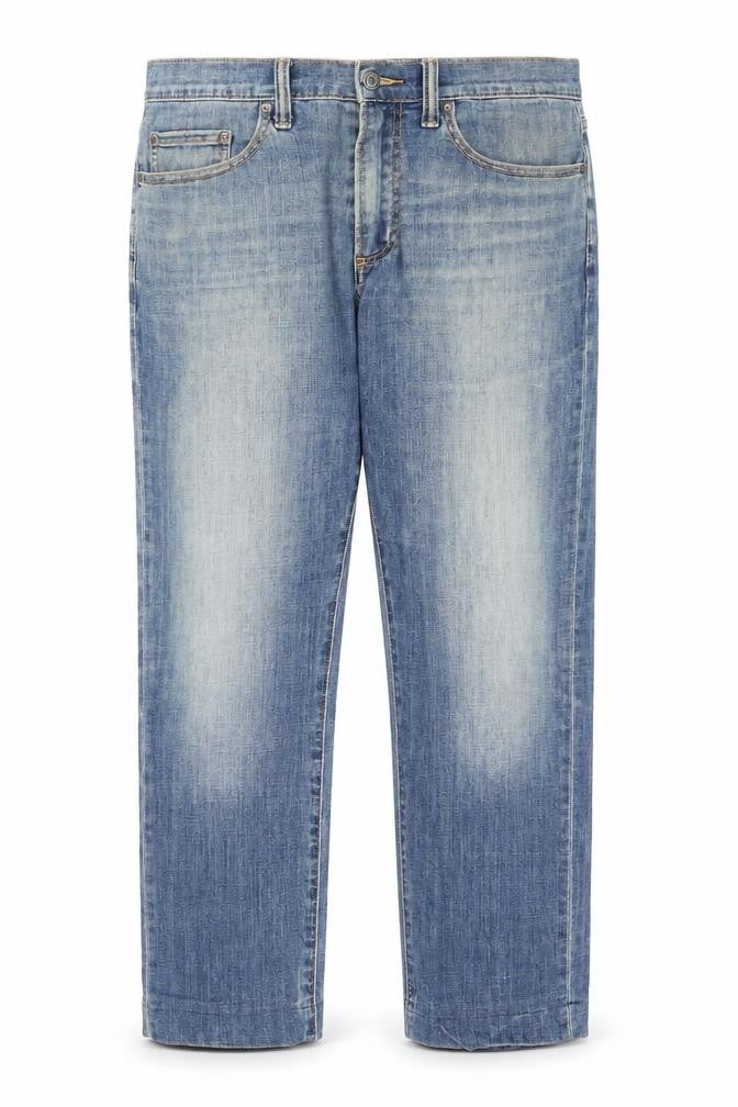Front view of Gap Men’s Blue Slim Fit Straight Denim Jeans 32x30