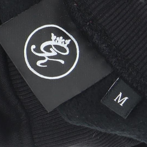 Gym King Men’s Black Jogger Sweatpants M Cotton Blend Tapered Fit