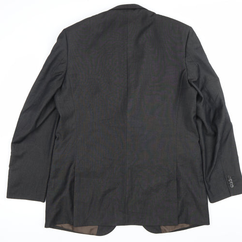 Burton Men’s Grey 44L Blazer Jacket Single-Breasted Formal