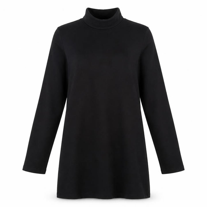 Pull&Bear Womens Black Long Sleeve Knee Length Shift Dress UK 12