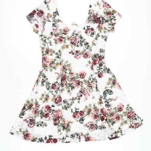 Apricot Women’s Multicoloured Floral Fit & Flare Dress Size 12