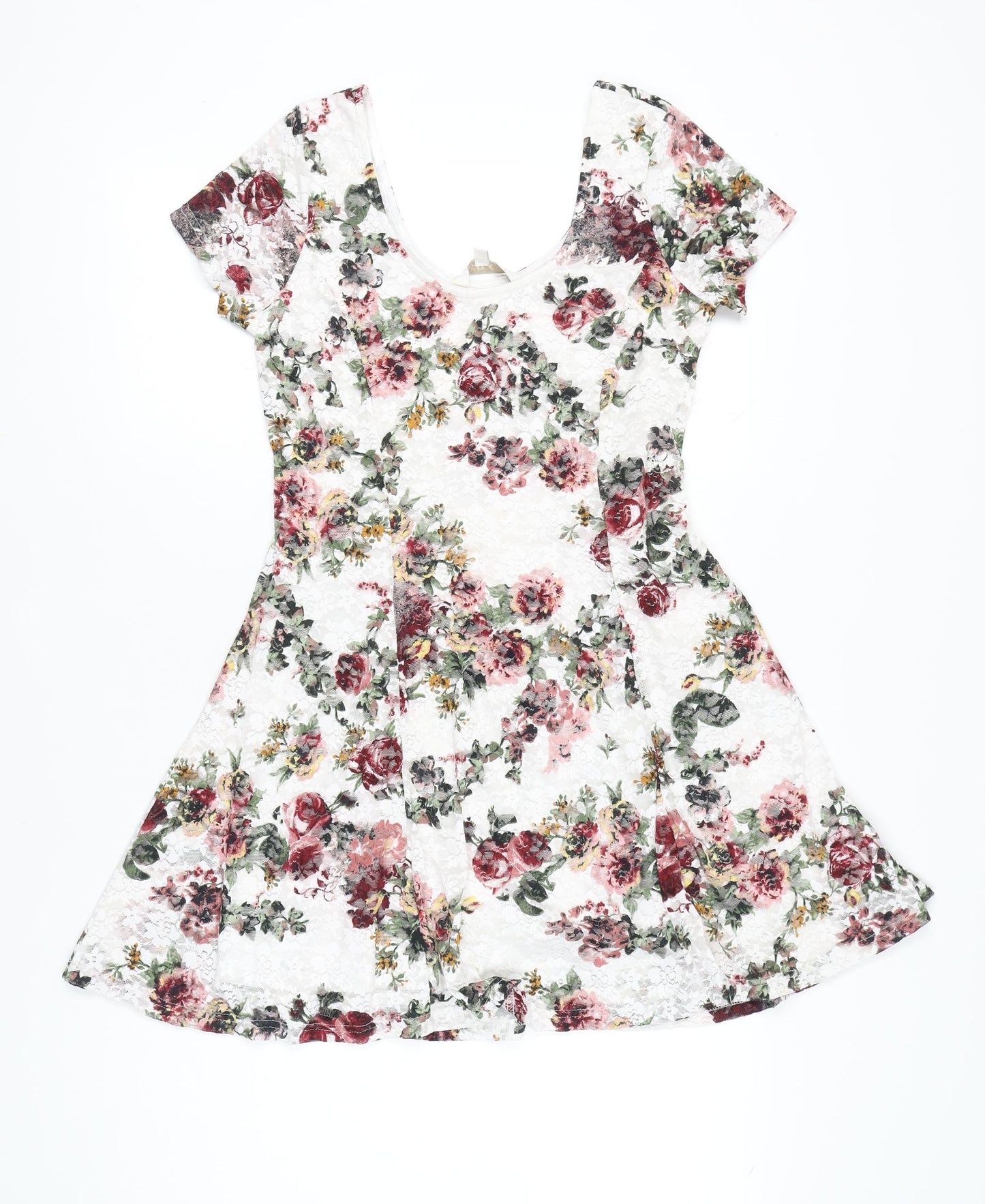 Apricot Women’s Multicoloured Floral Fit & Flare Dress Size 12