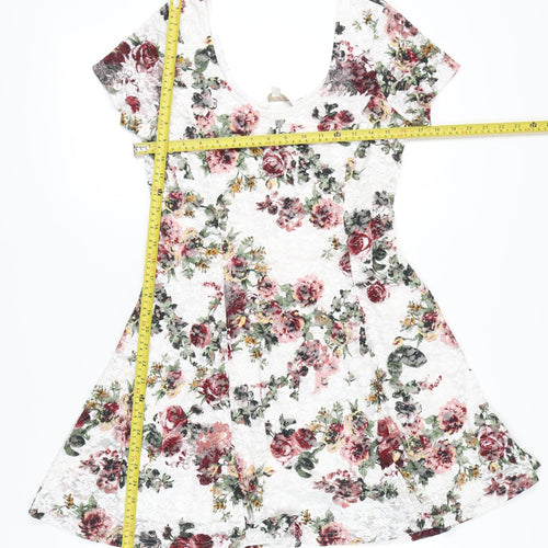 Apricot Women’s Multicoloured Floral Fit & Flare Dress Size 12