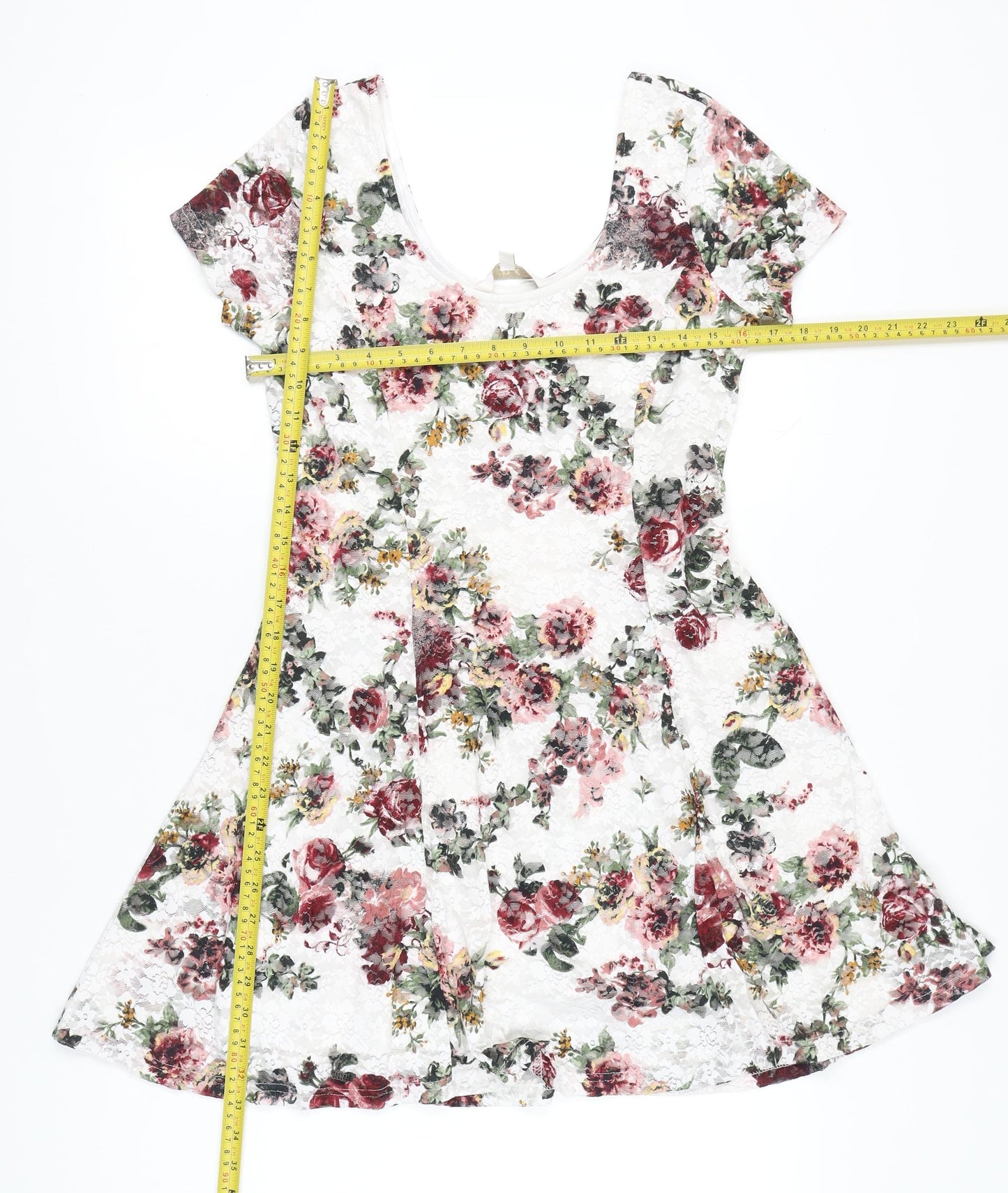 Apricot Women’s Multicoloured Floral Fit & Flare Dress Size 12