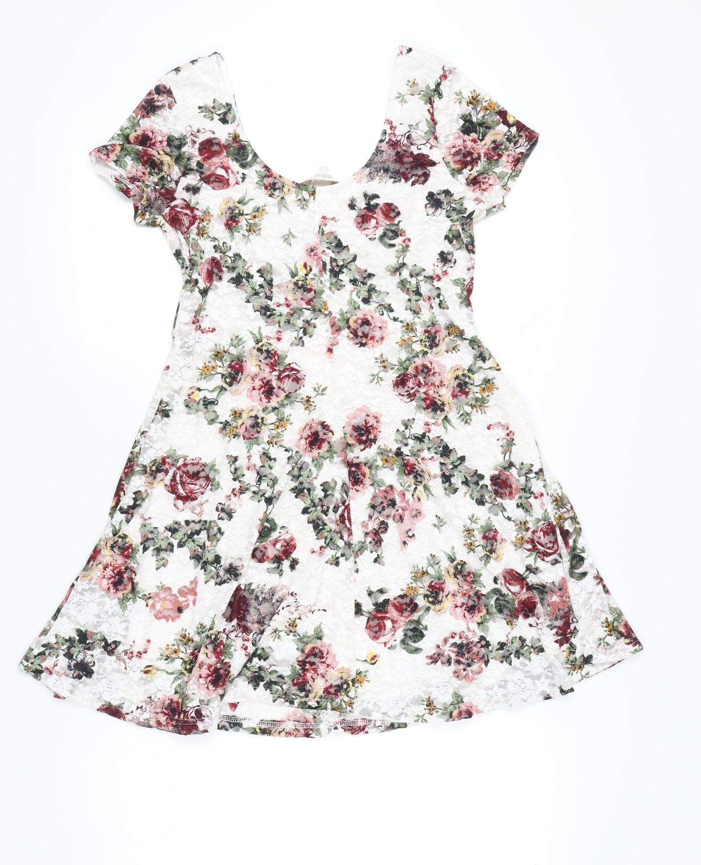 Apricot Women’s Multicoloured Floral Fit & Flare Dress Size 12