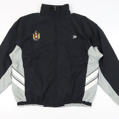 Patrick Men’s Black XL Windbreaker Jacket Sports Full Zip