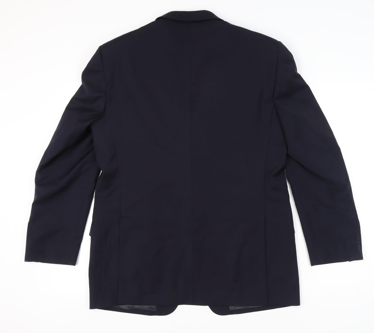 Sidi Men’s Blue Wool Blazer Jacket 42R Notch Lapel Classic Formal