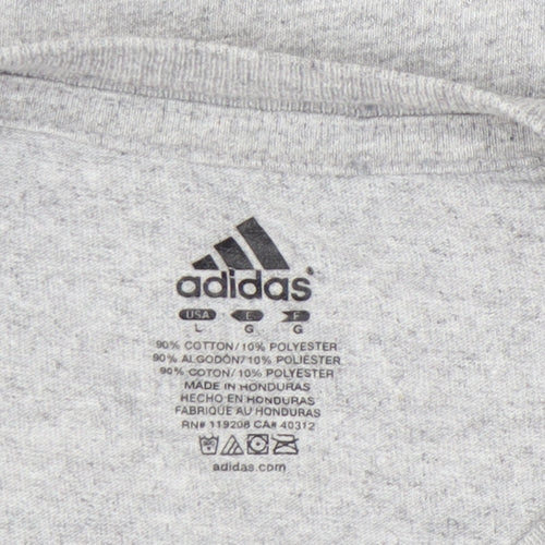 Adidas Men’s Grey Hofstra Lacrosse Graphic T-Shirt Size L